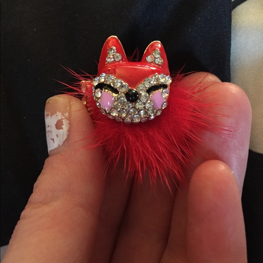Betsy Johnson Fox ring